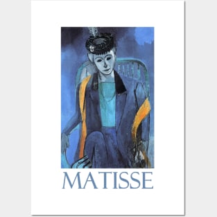 Portrait of Madame Matisse (1913) by Henri Matisse Posters and Art